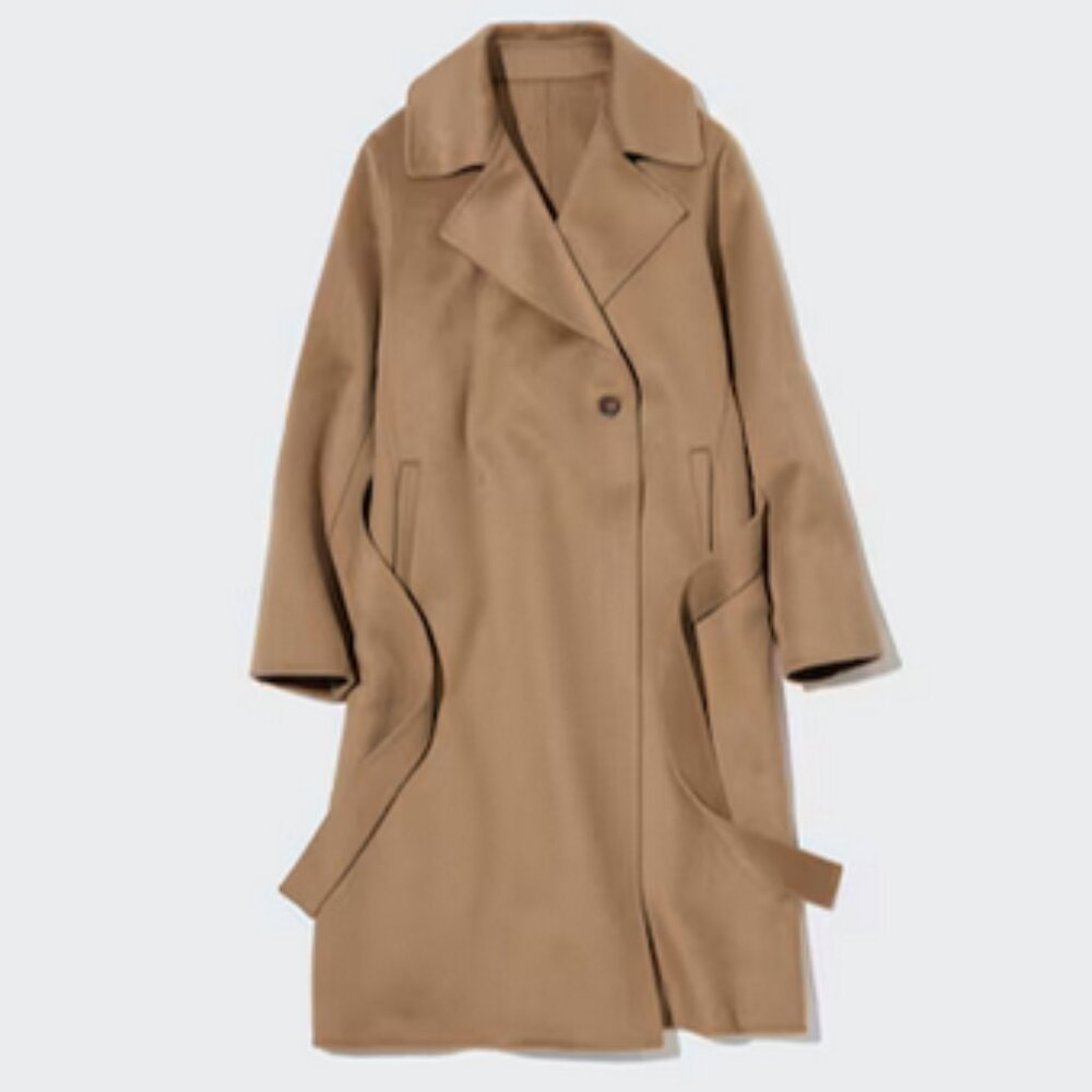 Uniqlo x Ines de la Fressange Wool Blend Long Coat